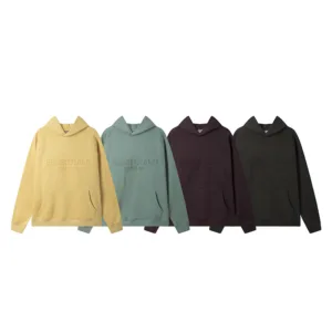 ESSENTIALS New FOG Hoodie FEAR OF GOD Sub-line Hooded Sweatshirt Unisex Autumn/Winter [939](Part of a set with [FG315])