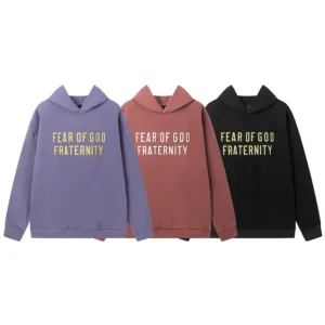 ESSENTIALS New FOG Hoodie FEAR OF GOD Sub-line Hooded Sweatshirt Unisex Autumn/Winter [947] (Part of a set with [FG319])