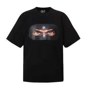 【Final Sale】Melt New Eye Pattern Print High Street Style Trendy Unisex Short Sleeve T-Shirt [M003]