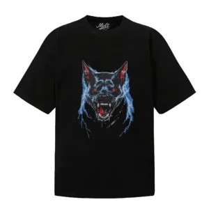 【Final Sale】Melt New Puppy Print High Street Style Trendy Unisex Short Sleeve T-Shirt [FF-M001]