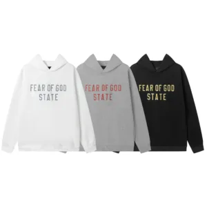 ESSENTIALS New FOG Hoodie FEAR OF GOD Sub-line Hooded Sweatshirt Unisex Autumn/Winter [948] (Part of a set with [FG318])