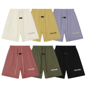 ESSENTIALS FOG High Street Sub-line New Letter Print Shorts – Unisex Loose Casual Shorts【2506】(Part of a set with [2505 ])