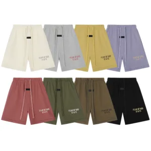 ESSENTIALS New Summer STATE American Style Versatile Letter Print Trendy Shorts – Unisex [2518]