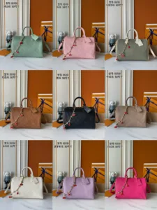 Louis Vuitton 2026 Trendy 30cm Genuine Leather Handbag, Shoulder & Crossbody Bag, Fashion Print Pillow Bag (Multiple Colors)
