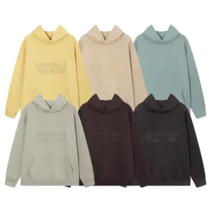 New FOG ESSENTIALS Hoodie Unisex Autumn & Winter [936](Part of a set with [FG311])