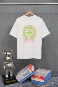 Chrome Hearts Sanskrit Letter Print Short Sleeve T-Shirt [DT09]