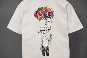 Chrome Hearts Sanskrit Print T-Shirt – 250g Double-Yarn Cotton Short Sleeve Tee[KT42]