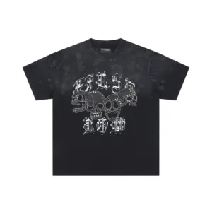FIRST ROW WAKE UP AND BE FIERCE APPLIQUE TEE – Premium Leather Embroidered Streetwear Short Sleeve T-Shirt [F105]