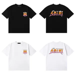 Amiri American Streetwear MA Seasonal Logo Graphics T-Shirt [9109]